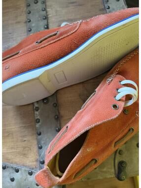 Rare DSQUARED2 Vintage Orange Boat Shoes Size 43